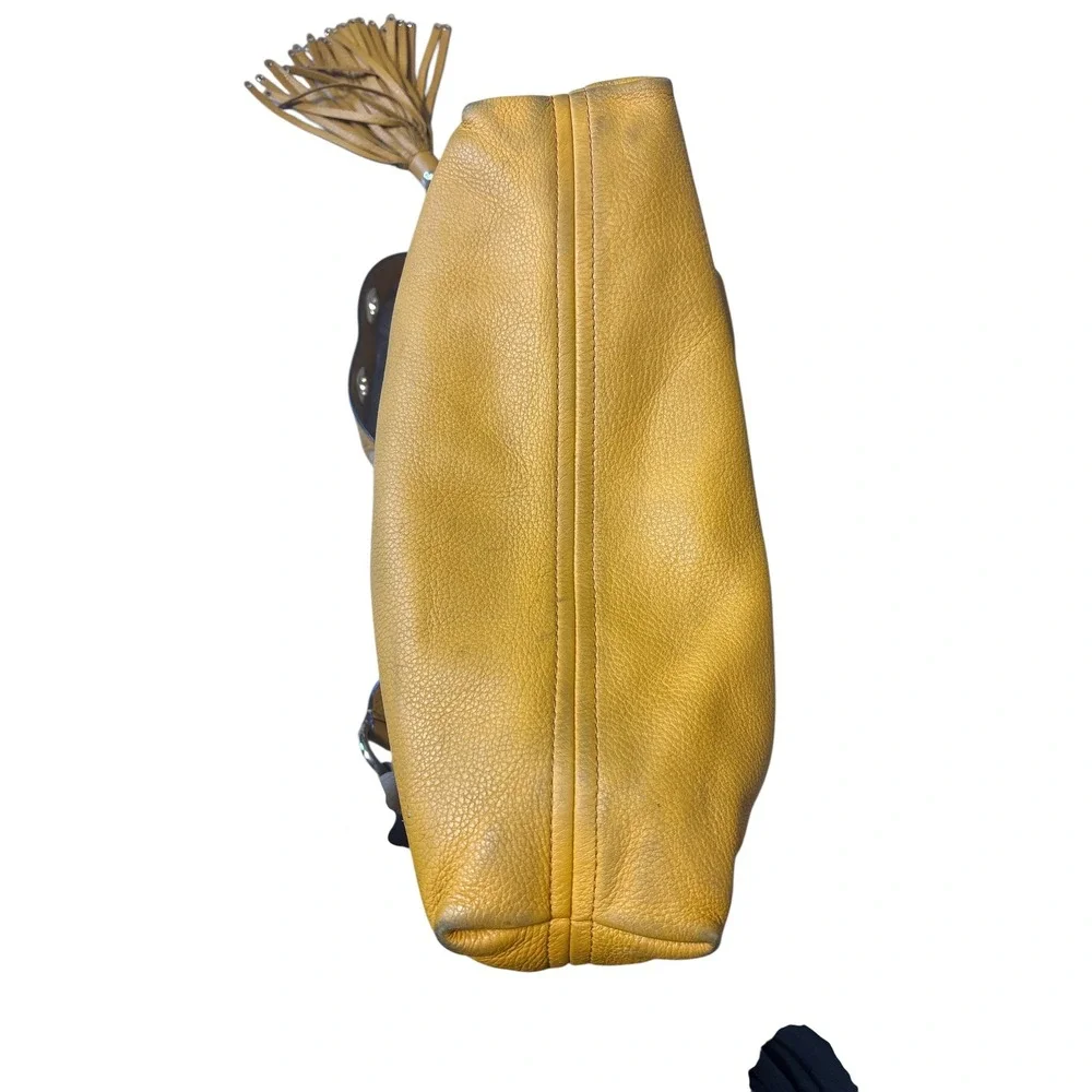 Michael Kors Yellow Brooklyn‎ Large Leather Hobo Bag